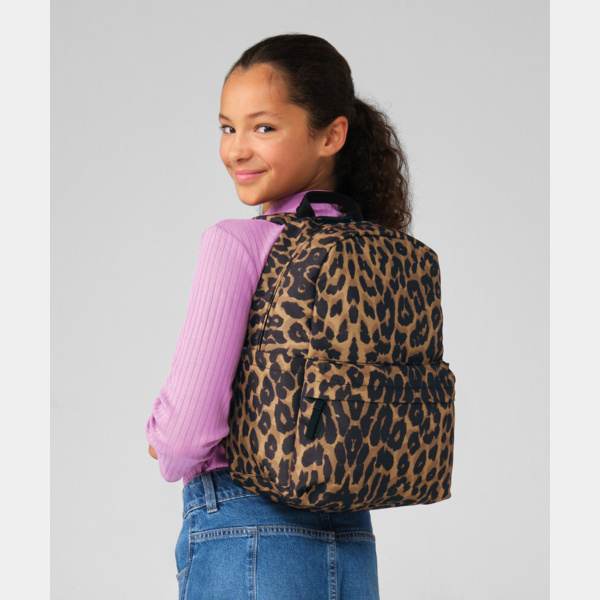Leopard print mini backpack Thumbnail