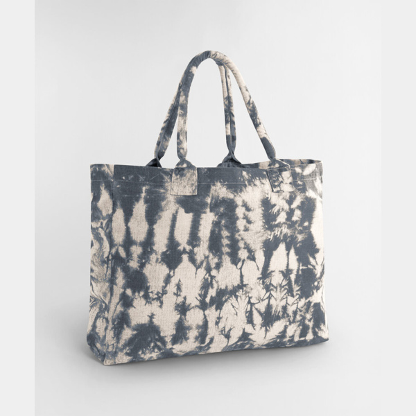 Tie-dye canvas tote bag Thumbnail