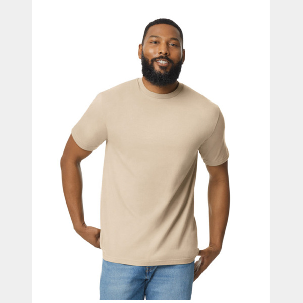 Softstyle Midweight Adult No Label Enzyme Wash T-Shirt Thumbnail