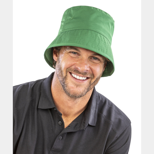 Recycled bound edge bucket hat Thumbnail